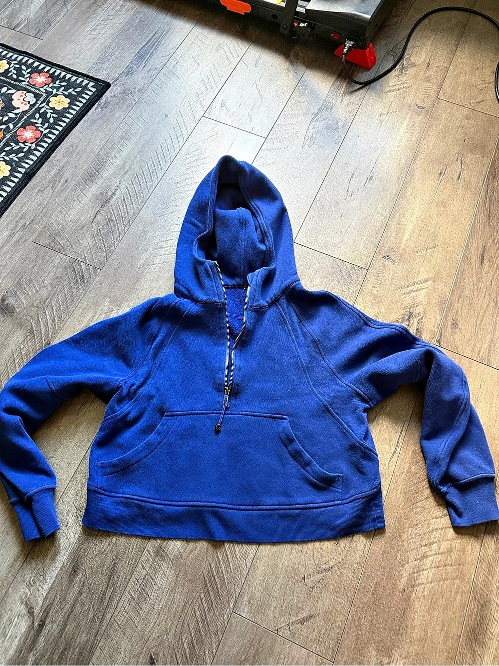Lululemon Women's Blue Half-Zip Hoodie Size XS
